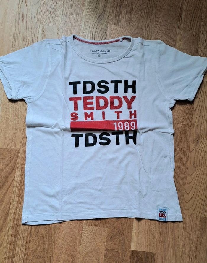T-shirt manches courtes blanc Teddy Smith