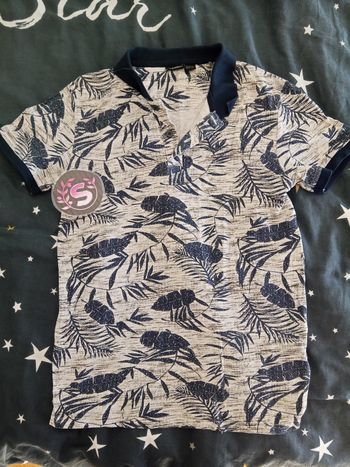 Polo "feuilles" _ T.S