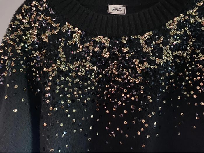 Pull paillettes bi colors - photo numéro 2