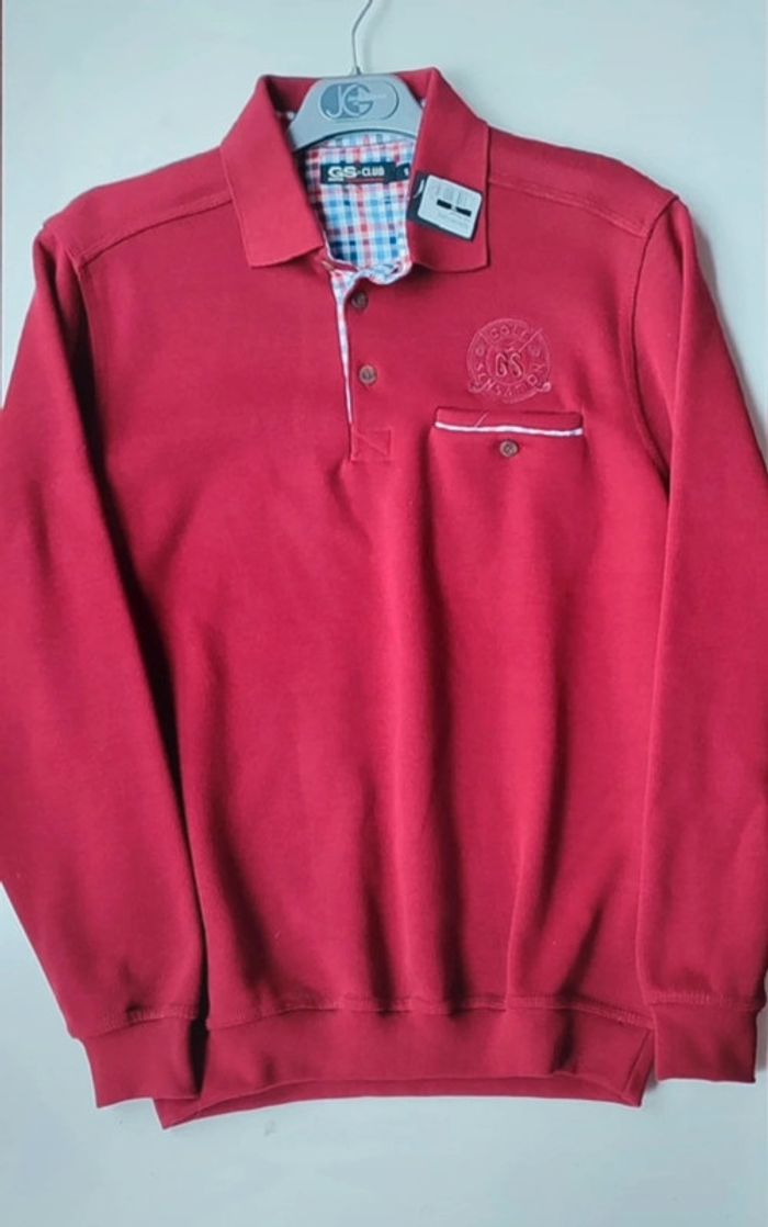 Sweat Bordeaux pour homme taille S, GS Club
