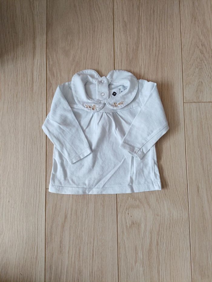 T-shirt manches longue 6mois 68cm