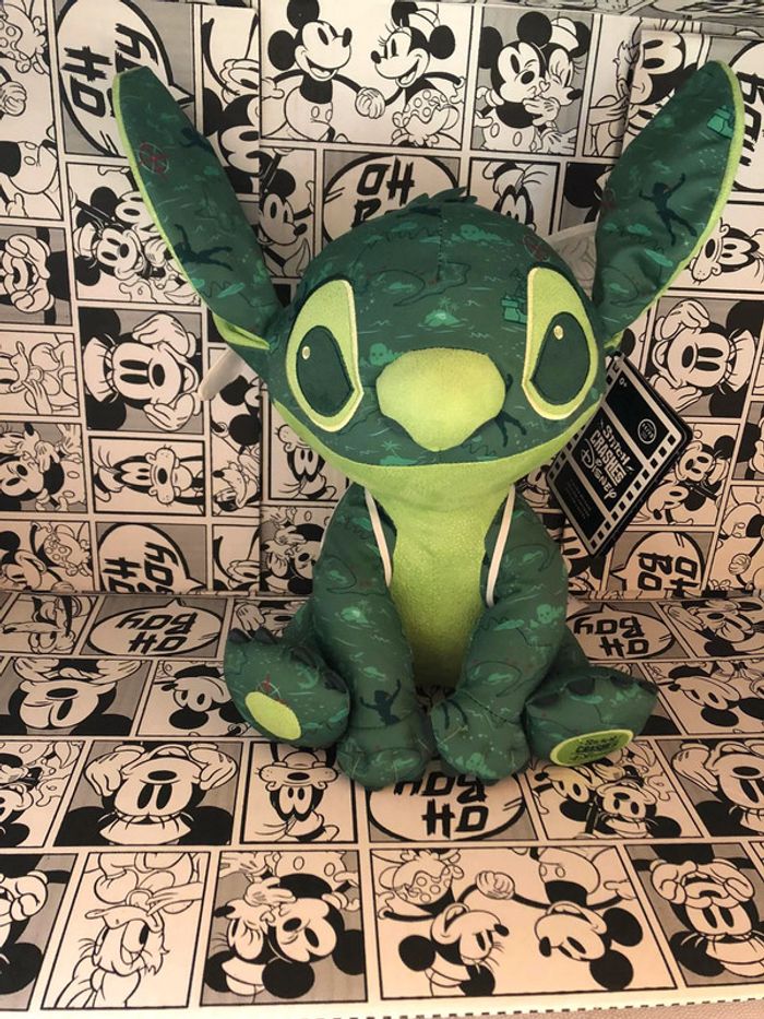 Peluche Stitch crashes test Peter Pan - n e u v e