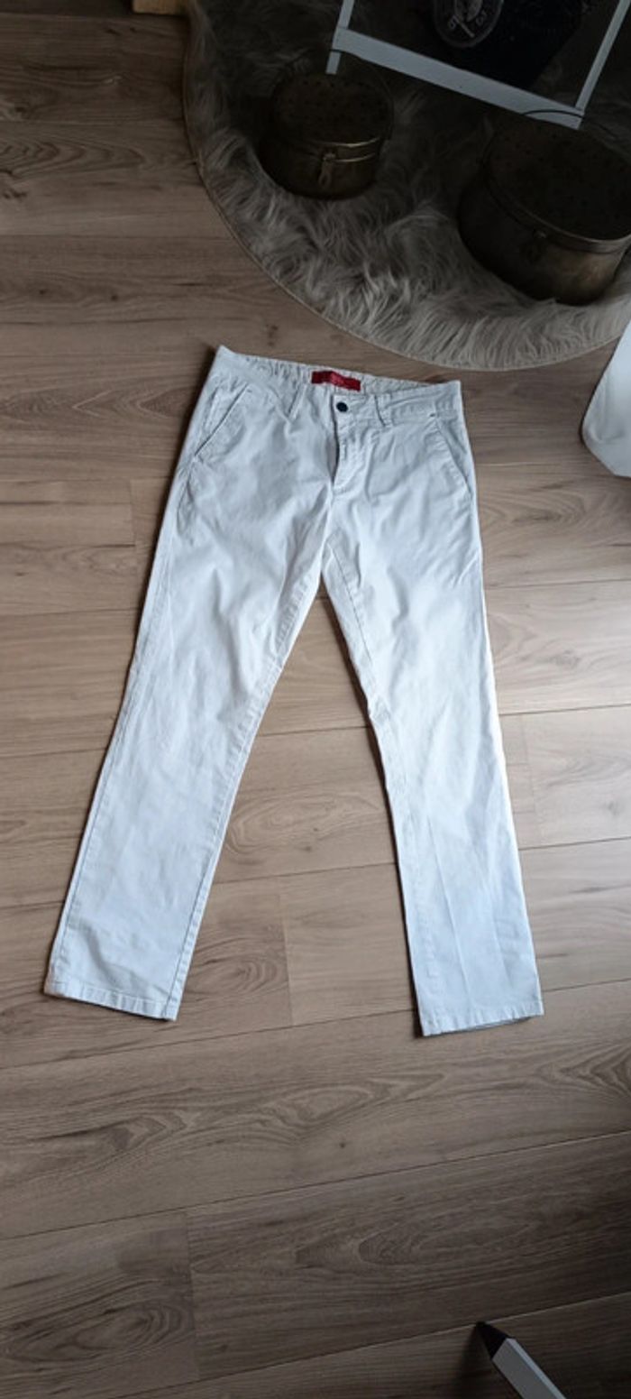 Pantalon blanc Zara S