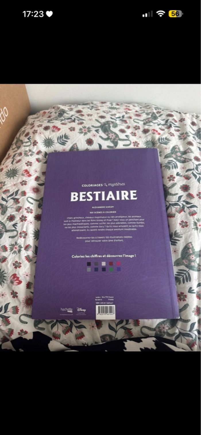 Coloriage mystère Bestiaires - photo numéro 2