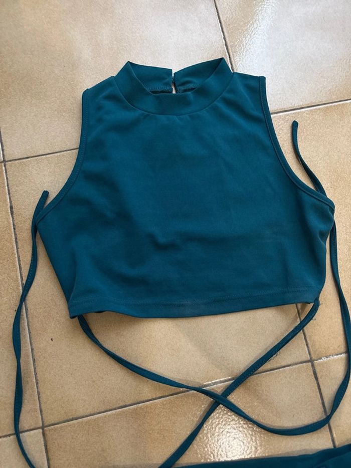 Ensemble pantalon large et croc top - photo numéro 2