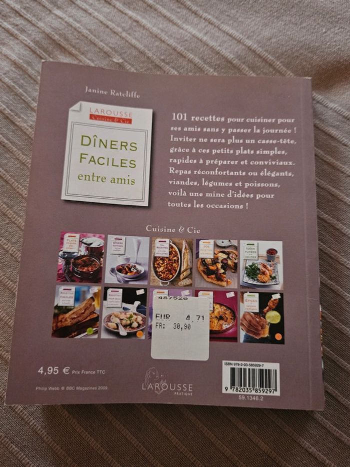 Livre Dîners faciles entre amis - photo numéro 3