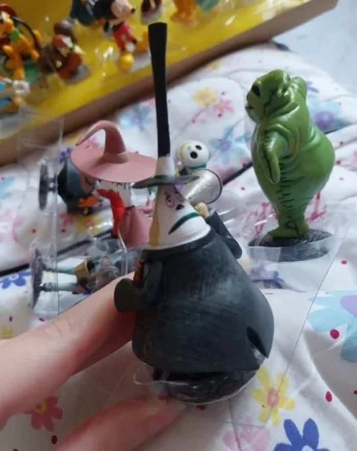 2 Figurines Oogie Boogie et Le Maire Mayor L'Étrange Noël de Monsieur Jack Disney - photo numéro 2