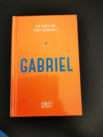 Le livre de mon prénom "Gabriel"