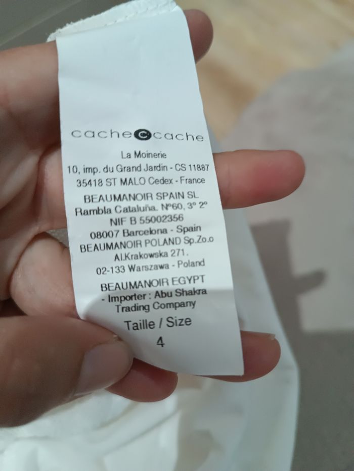 Haut femme cache cache t 4 - photo numéro 7