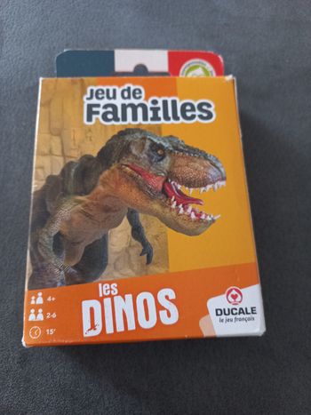 Jeu de famille les dinos  ducale dinosaures