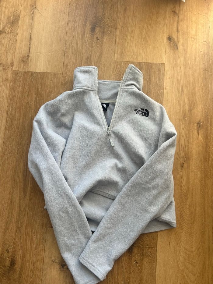 Polaire the north face grise bleutée - photo numéro 7