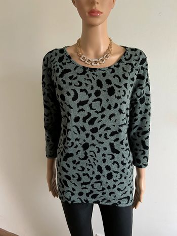 Pull léopard gris et noir neuf Only taille XS