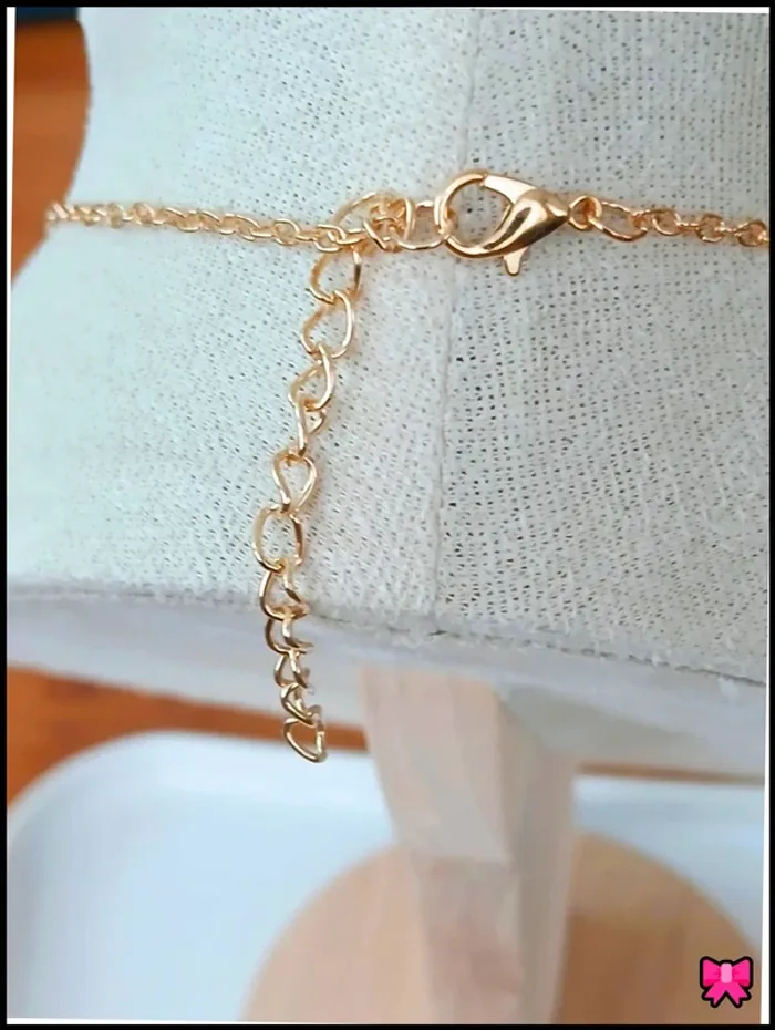 Collier cercle doré élégant – inspiration Lou.Yetu,Zag,Zara - photo numéro 4