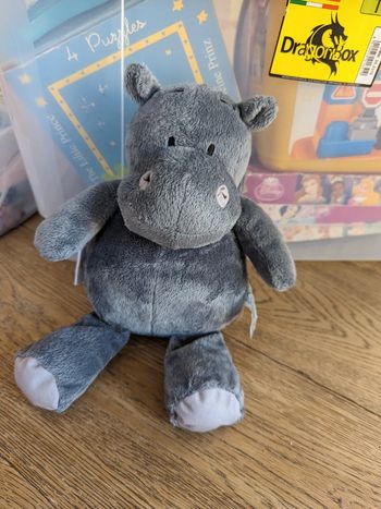 Peluche hippopotames boutchou