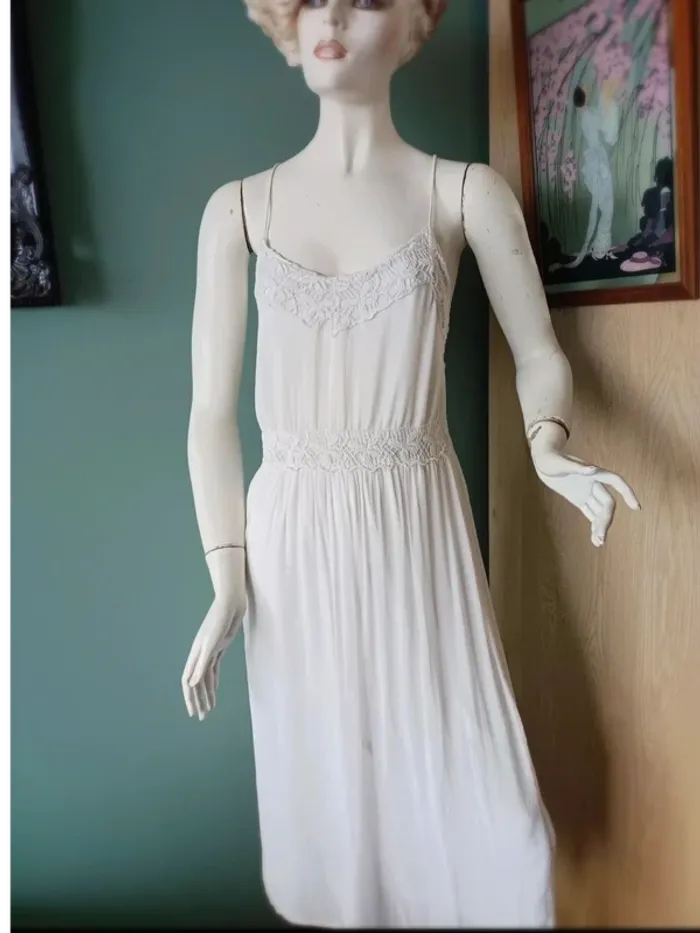 Robe dos nu blanche Zara  XS