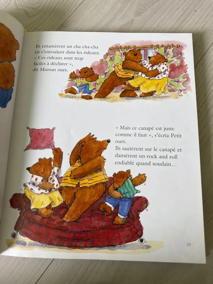 Grand livre enfant ours - photo numéro 3