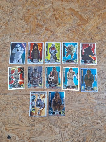 Cartes + figurines star wars 