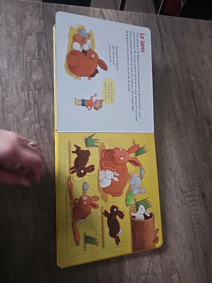 Livre puzzle les animaux - photo numéro 4