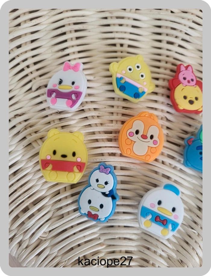 Lot de 8 Jibbitz neufs – Héros Disney / Pixar – Accessoires Crocs - photo numéro 4