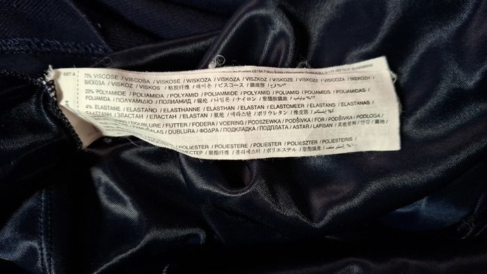Robe asymétrique bleu marine - photo numéro 16