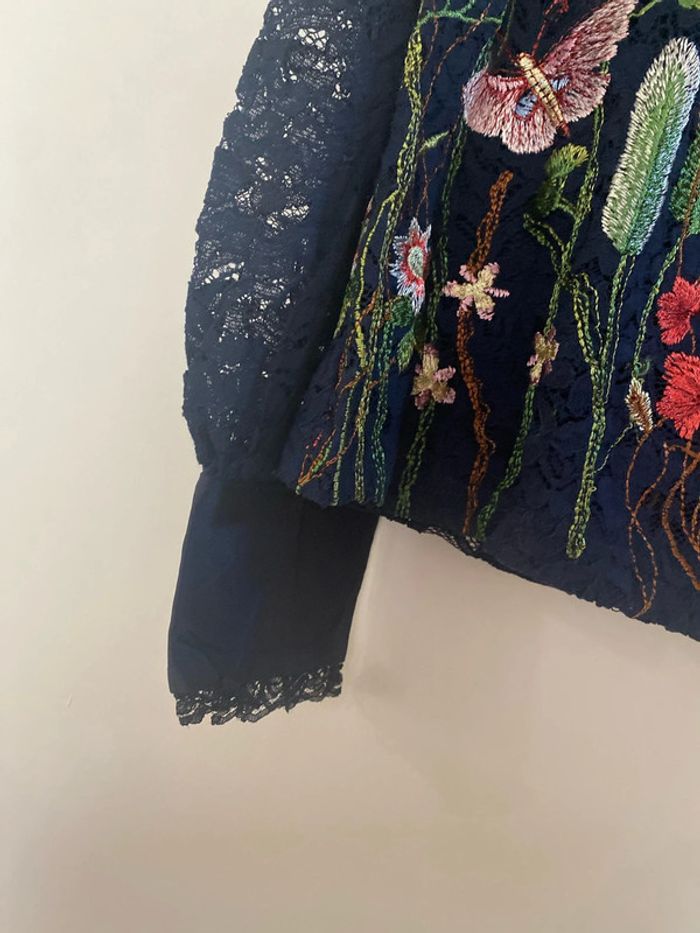 Magnifique chemisier 101 idées en broderie taille M L. XL neuf. - photo numéro 2