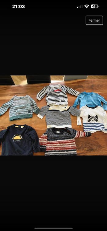 Pull garçon 12 mois