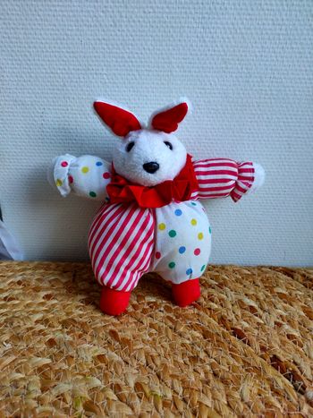 Peluche lapin Vintage berchet 