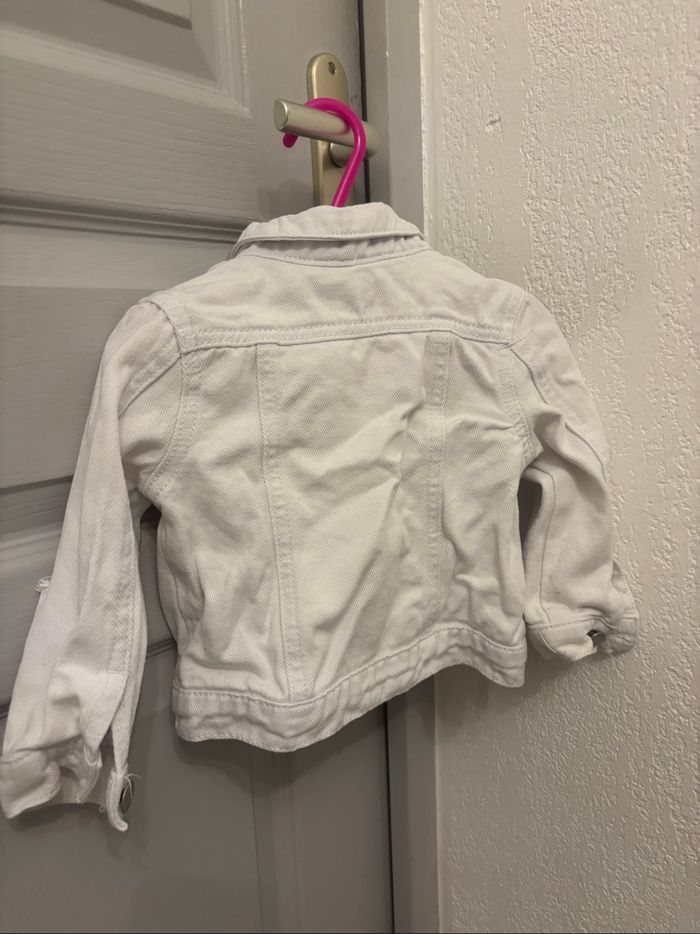Veste en jean blanc shein 12/18 mois - photo numéro 5