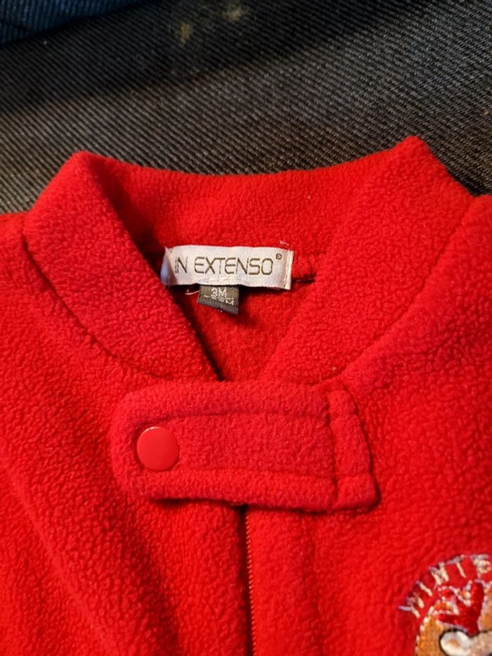 Pyjama polaire Noël 3/6 mois - photo numéro 2