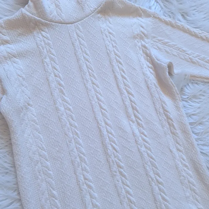 Magnifique robe pull à col roulé 4-5 ans patpat - photo numéro 3