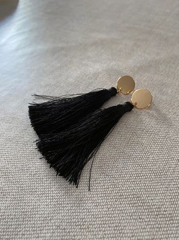 Boucles d’oreilles noire