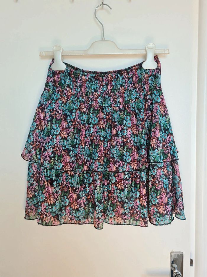 Jupe fleurie à volants - Taille unique - photo numéro 4