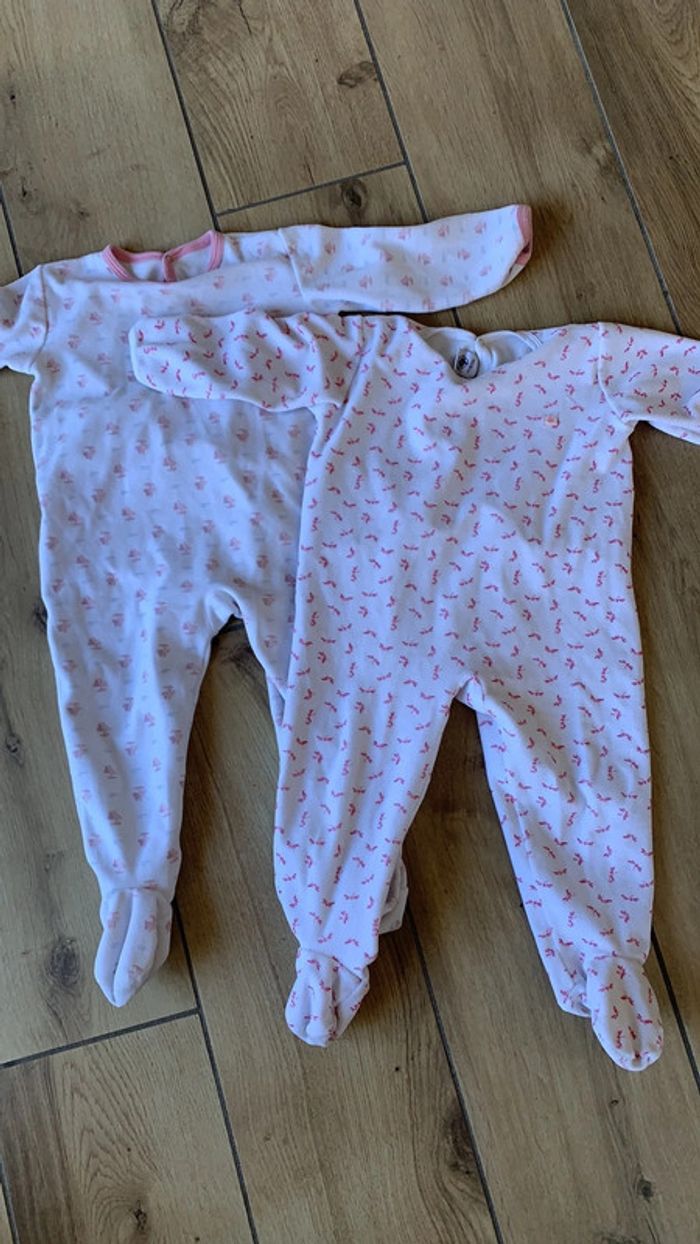 Lot de 2 grenouillères Petit bateau 24 mois