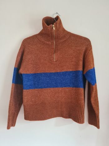 Pull col zippé Zeeman / Taille 36