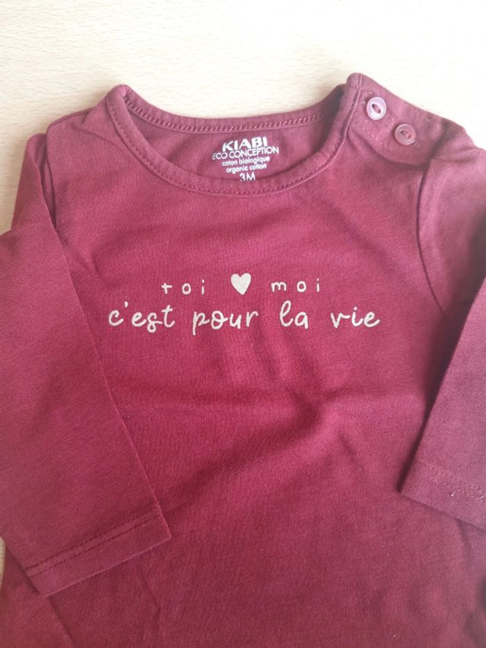 Tee-shirt Kiabi 3 mois - photo numéro 2