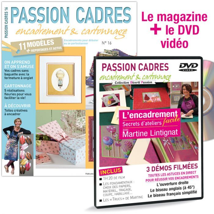 Magazine Passion Cadres n°16 + DVD encadrement facile - photo numéro 3