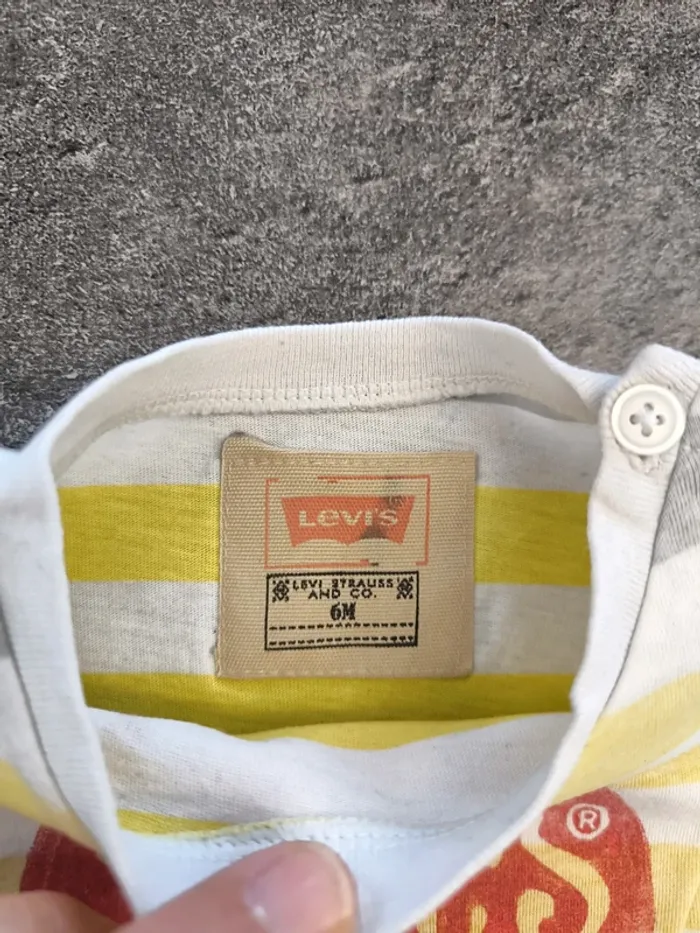 Tee-shirt garçon ml 6 mois Levi's - photo numéro 4