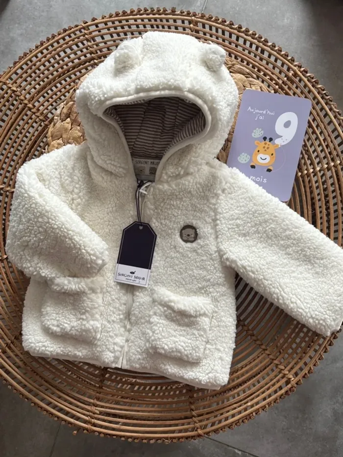 Manteau, sergent, major, taille neuf mois neuf