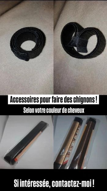 Accessoire pour cheveux chignon facile femme