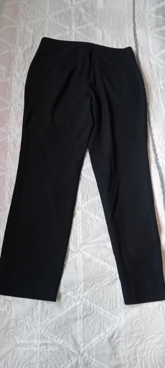 Pantalon léger habillé coupe droite noir femme XS zara - photo numéro 9