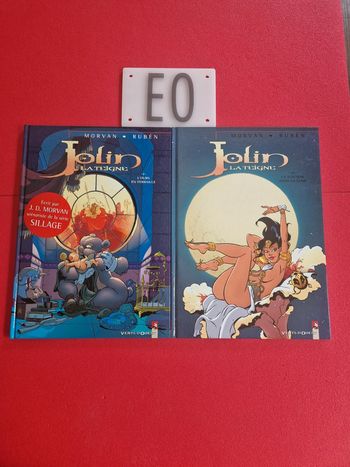 Lot de 2 bd jolin la teigne 1 et 2,EO (série complète)