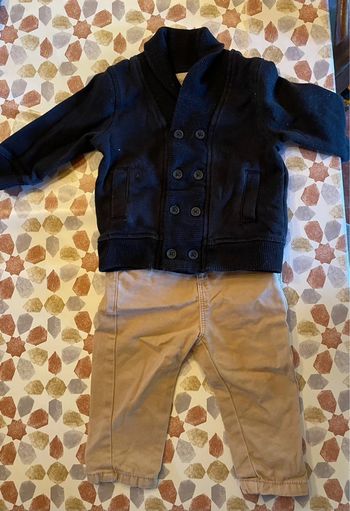 Lot gilet + pantalon 9mois