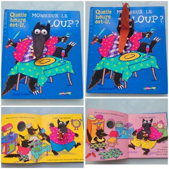 Livre marionnette Quelle heure est-il 🕰  Monsieur Le Loup? 58