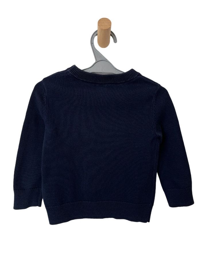 Pull coton bleu marine (dalmatien) - Gap 2 ans (84 - 91cm) - photo numéro 3