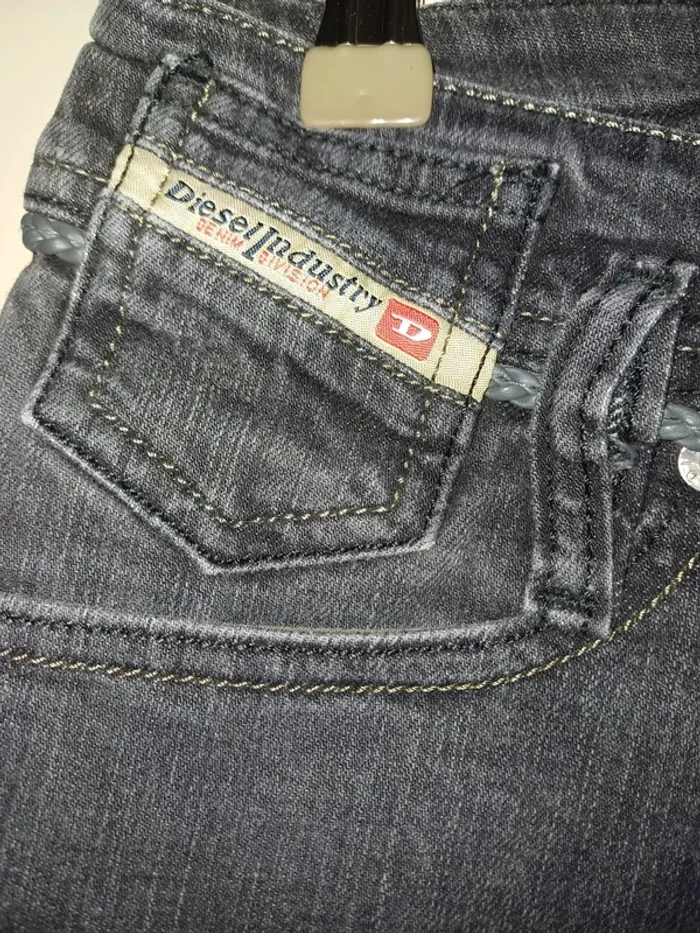 Pantalon jeans Skinny Diesel Denim - photo numéro 3