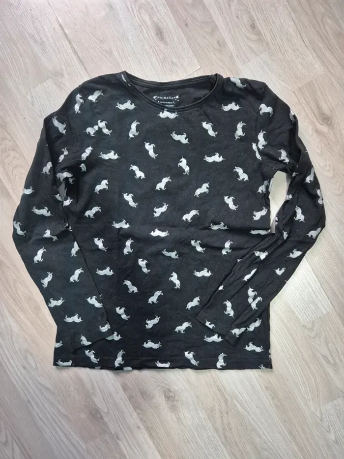 T-shirt manches longues 164cm