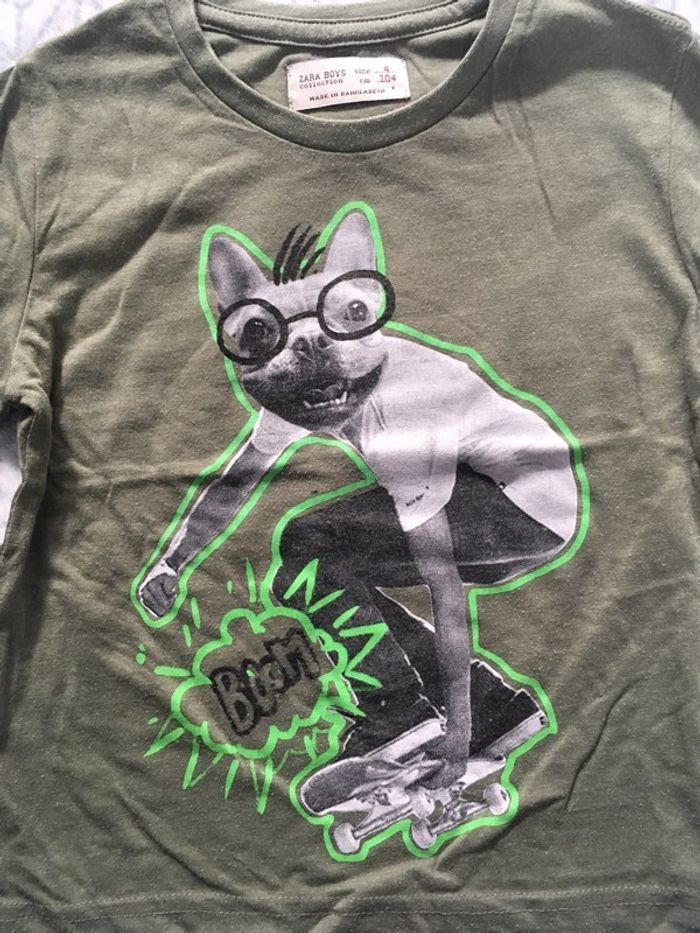 Teeshirt manches longues Zara - 4 ans - photo numéro 2