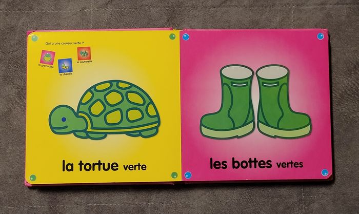 Le premier dictionnaire de bébé couleurs et formes Bout'chou - photo numéro 3