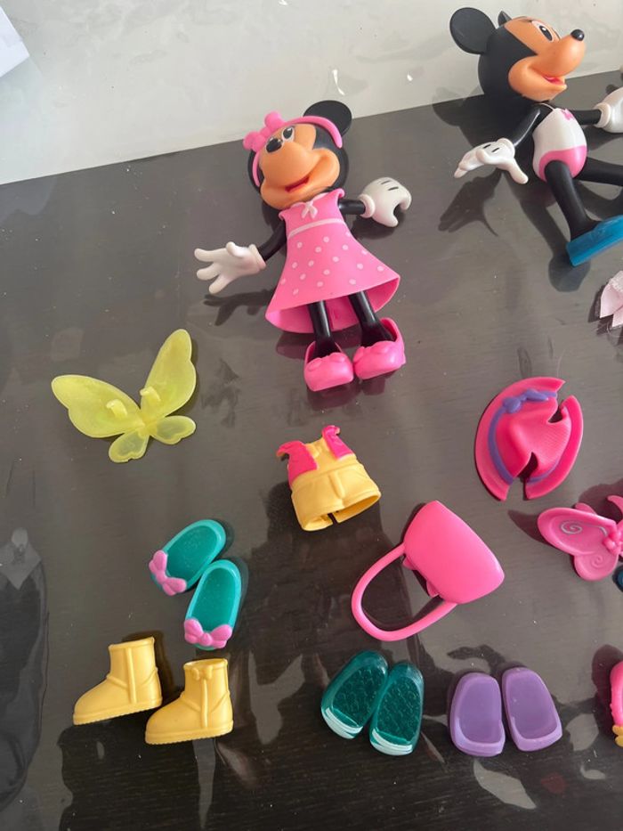 Lot 3 poupées Minnie et accessoires - photo numéro 2