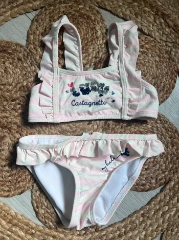 Maillot de bain 2 pièces Lulu castagnette 4 ans